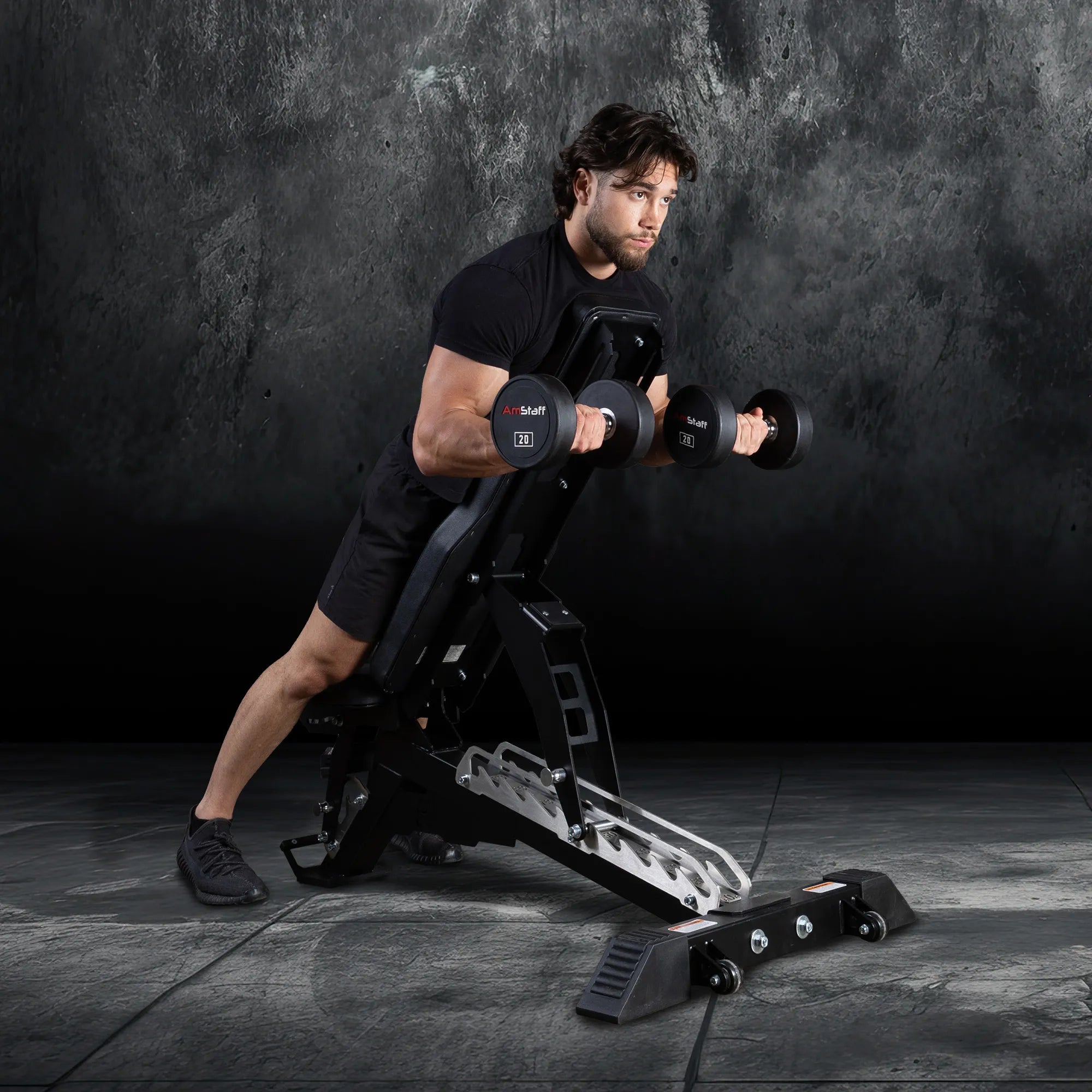 Banc réglable AmStaff AF-3000 - Noir
