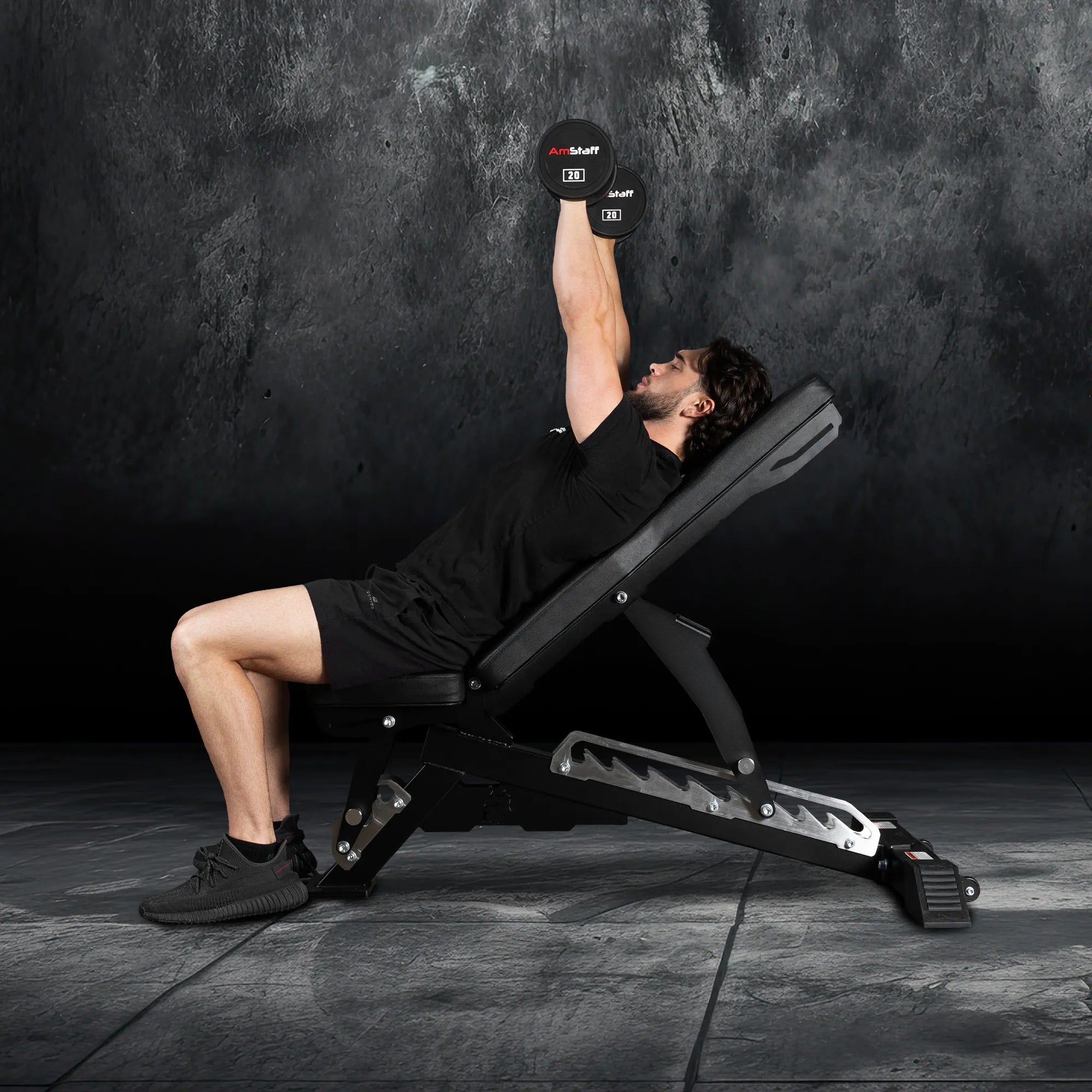 Banc réglable AmStaff AF-3000 - Noir