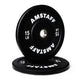 AmStaff Fitness Black Bumper Plates