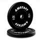 AmStaff Fitness Black Bumper Plates