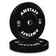 AmStaff Fitness Black Bumper Plates