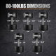 AmStaff Fitness Urethane (CPU) Dumbbell Sets