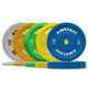 Plaques de pare-chocs colorées AmStaff Fitness 