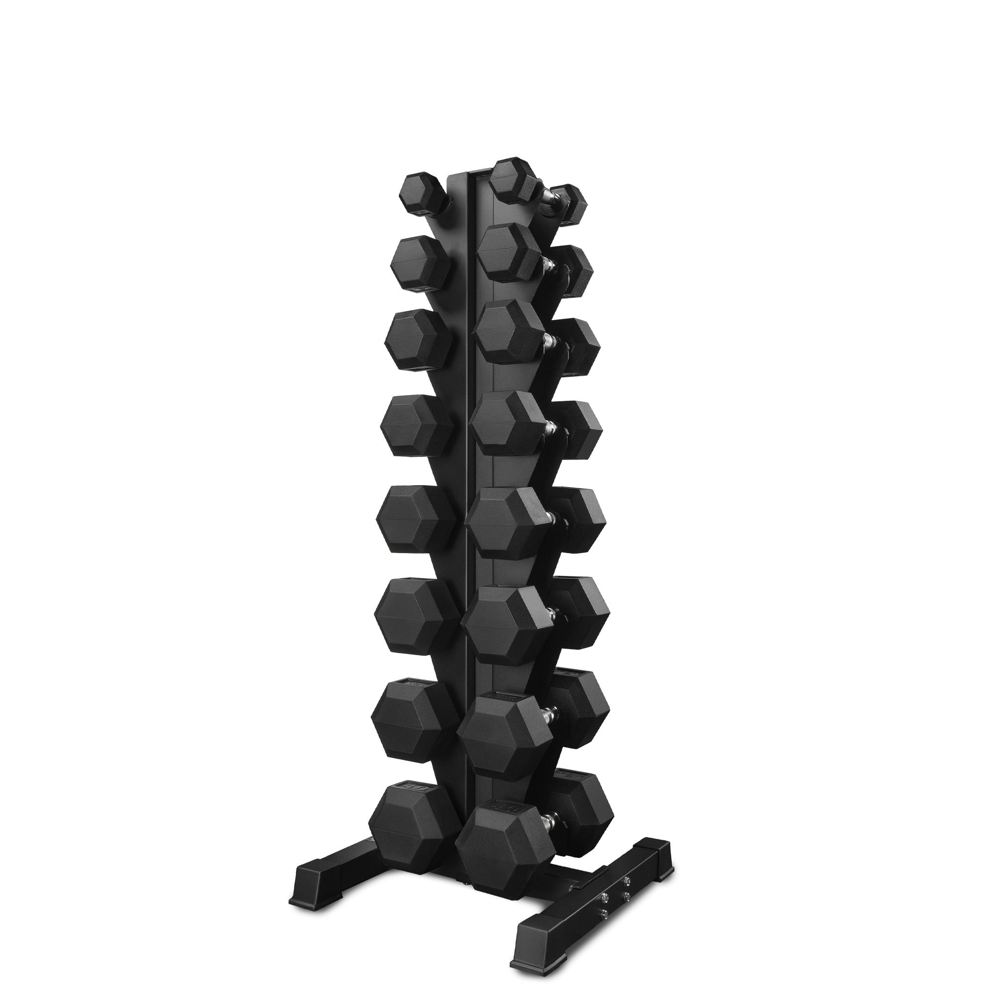 AmStaff Fitness Dumbbell Set with Rack – 6 / 8 / 10 Pair Sets