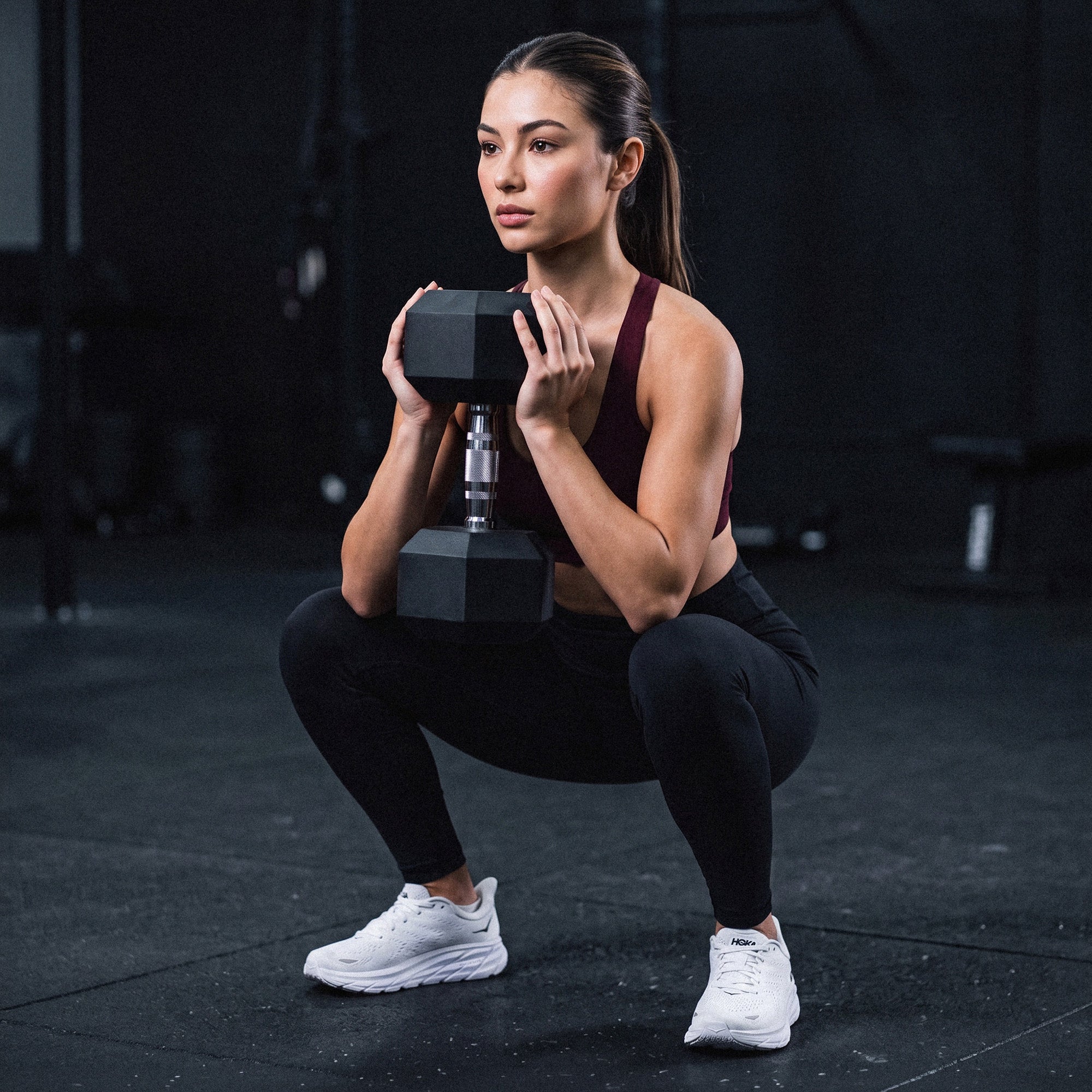 Virgin Rubber Hex Dumbbells