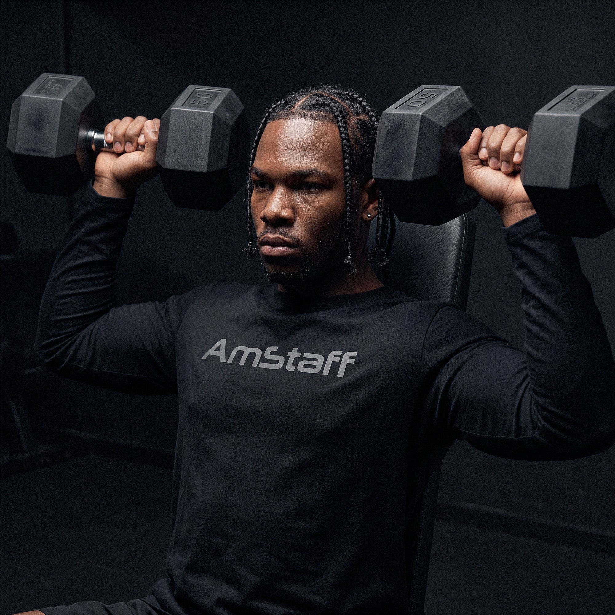 Virgin Rubber Hex Dumbbells