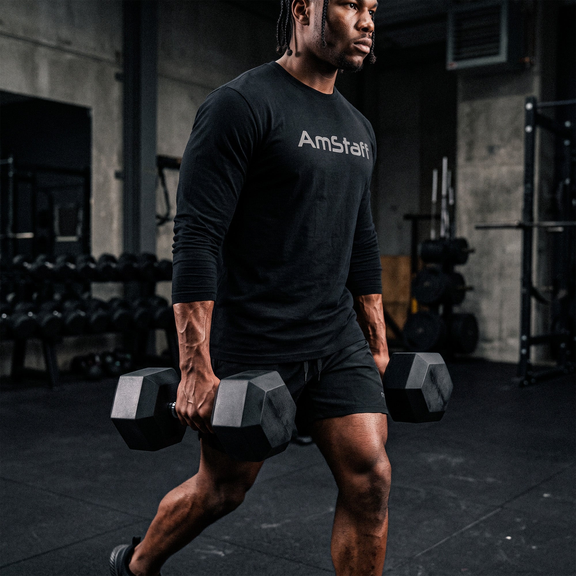 Virgin Rubber Hex Dumbbells