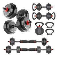 AmStaff 3-in-1 Adjustable Weight Set (42lbs - 90lbs) - 50lbs
