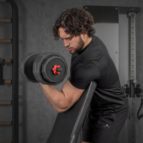 AmStaff 3-in-1 Adjustable Weight Set (42lbs - 90lbs) - 70lbs