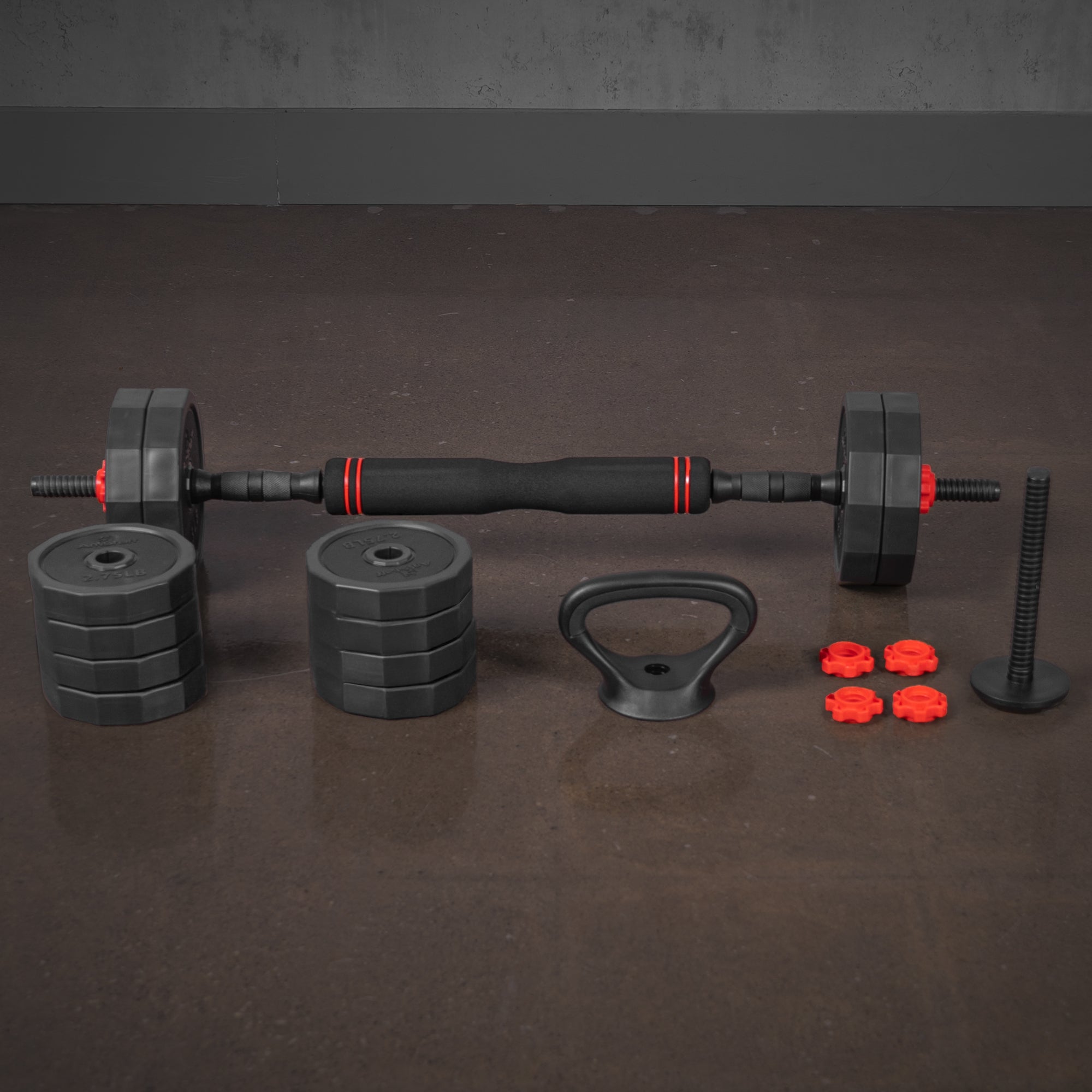 AmStaff Ensemble de poids réglable 3 en 1