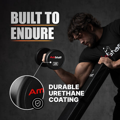 AmStaff Fitness Urethane (CPU) Dumbbell Sets