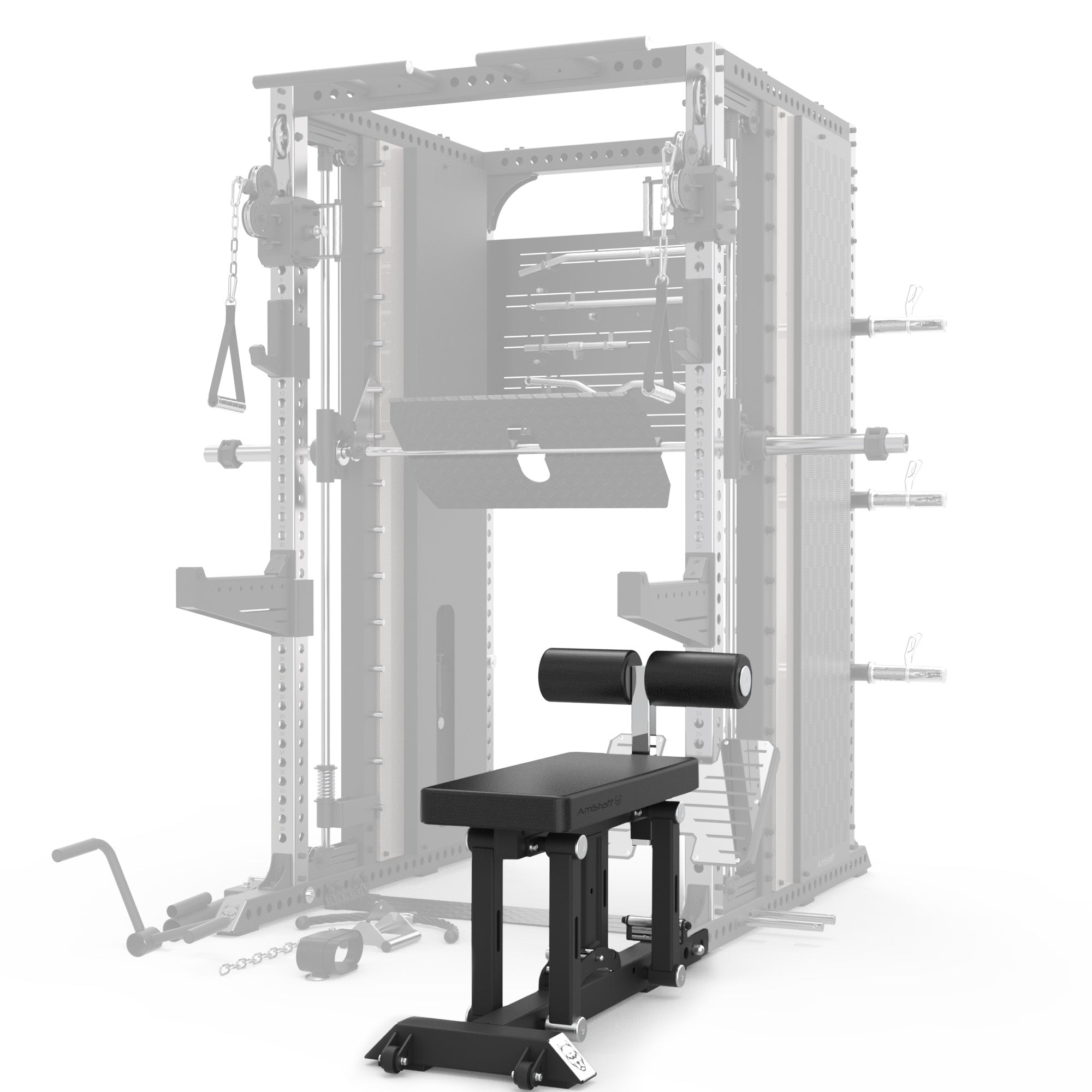 AmStaff Fitness Dog Bench Attachment for ARTIS Smith Machine