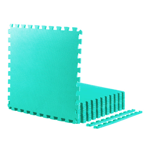 Mint Green Heavy-Duty Interlocking Foam Mat