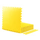 Yellow Heavy-Duty Interlocking Foam Mat