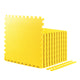 Tapis en mousse emboîtable robuste jaune
