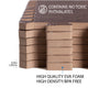 Tapis en mousse à emboîtement robuste en bois foncé
