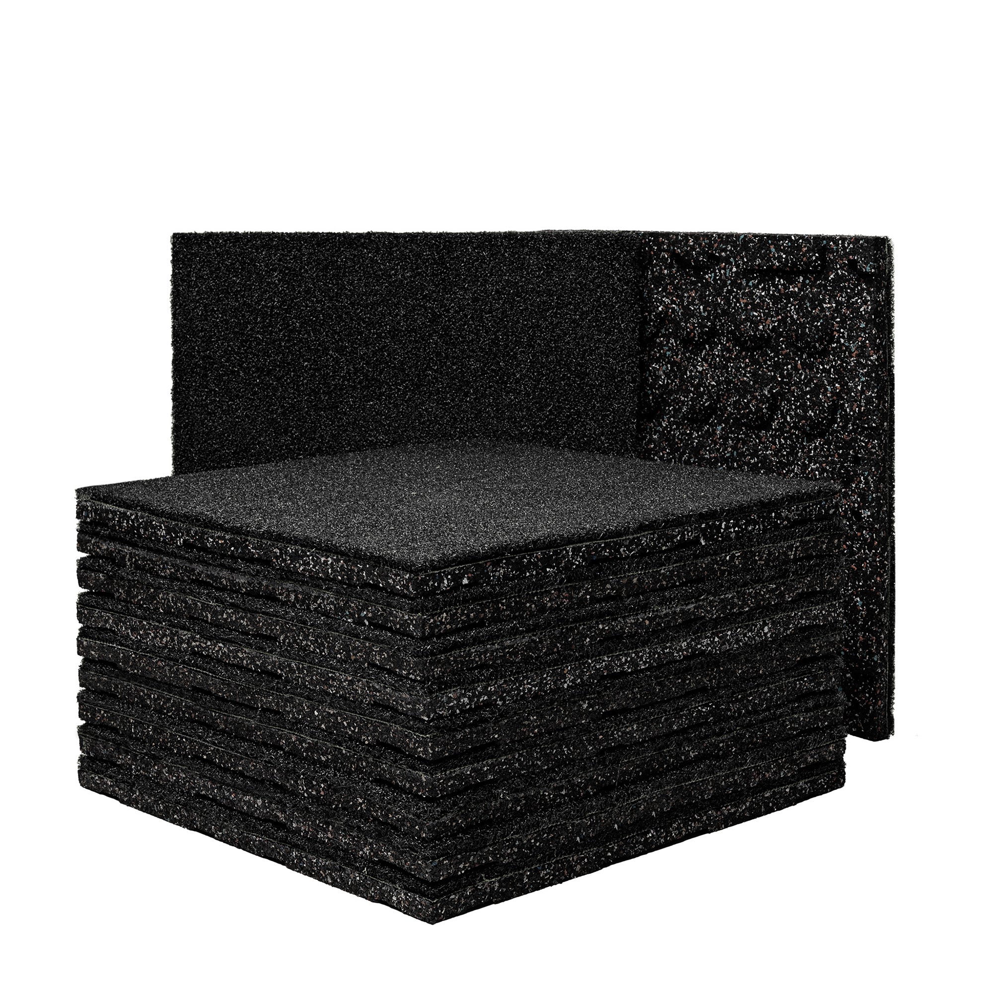 Artificial Turf Tile with 20mm Rubber Underpad - 20" x 20"