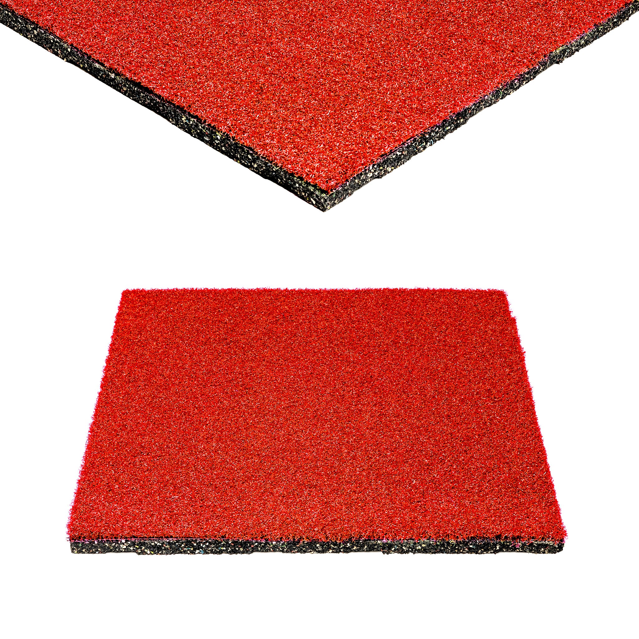 Artificial Turf Tile with 20mm Rubber Underpad - 20" x 20"