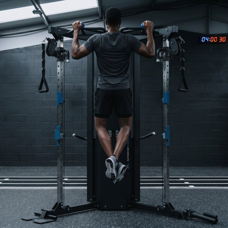 Multi-Grip Pull-Up Bar with Rock Grip