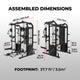 AmStaff Fitness SD-2500 All-In-one Smith Machine