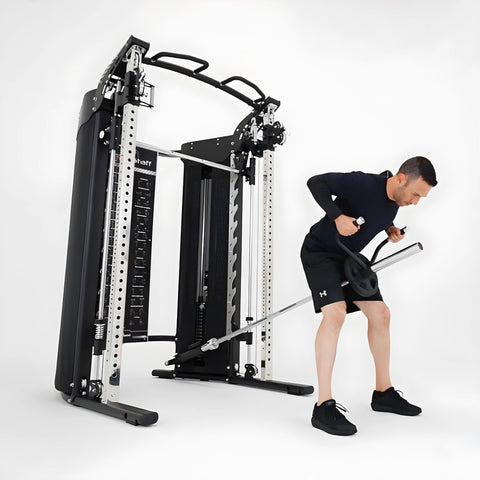 Entraîneur fonctionnel AmStaff Fitness SD-5000 et machine Smith