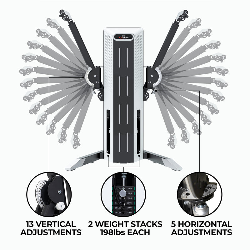 65-Position Arm Adjustability