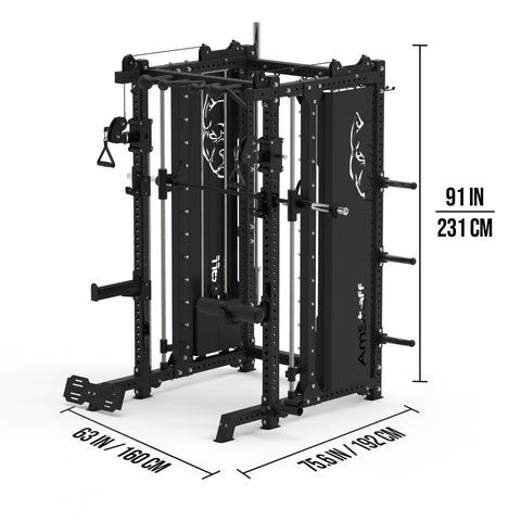 Machine Smith tout-en-un AmStaff Fitness SD-4000