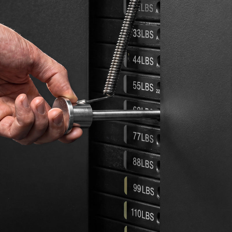 Dual 90 kg Selectorized Stacks