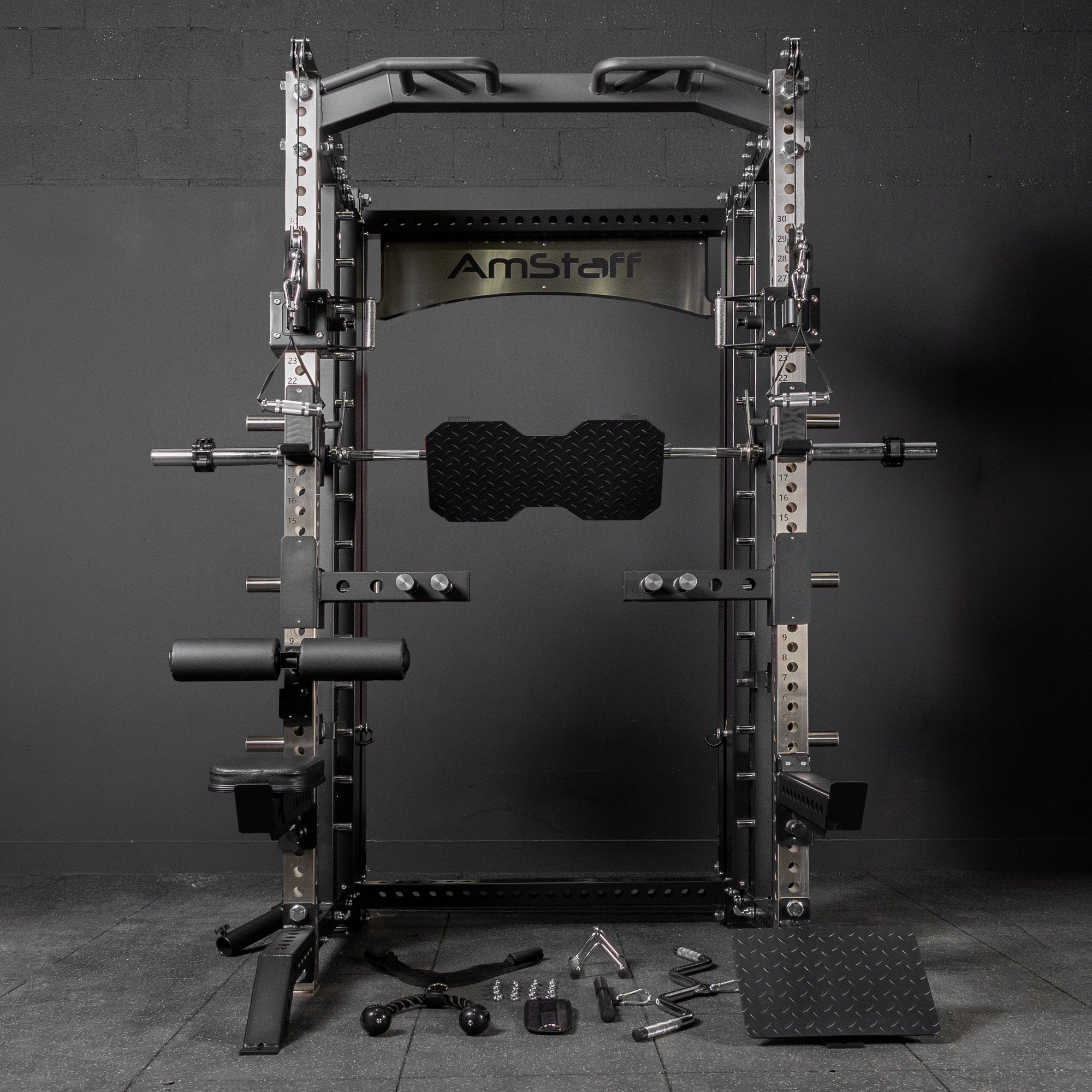 Machine Smith tout-en-un AmStaff Fitness SD-4100