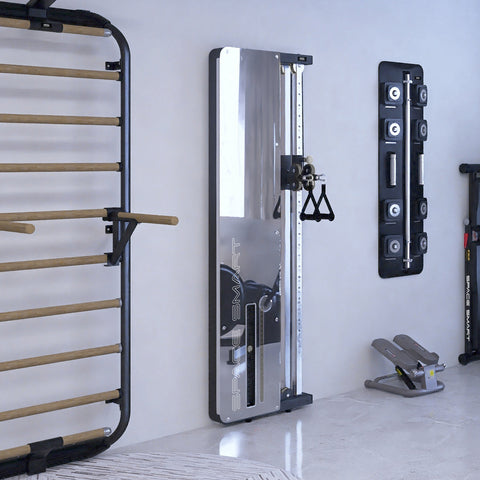 SpaceSmart Wall-Mounted Functional Trainer - Single Stack