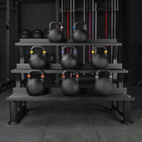 AmStaff Fitness Kettlebell Rack - 3 Tier