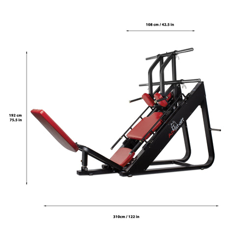 AmStaff Fitness TB59B Commercial Leg Press / Hack Squat Machine