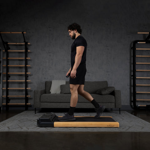 AmStaff Fitness Wooden Under desk Treadmill/Walking Pad