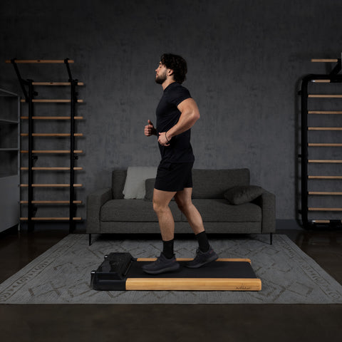 Amstaff Fitness Wooden Under desk Treadmill/Walking Pad