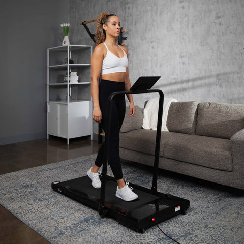 AmStaff Fitness 2-in-1 Walking Pad - Under Desk Foldable Treadmill