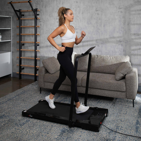 AmStaff Fitness 2-in-1 Walking Pad - Under Desk Foldable Treadmill