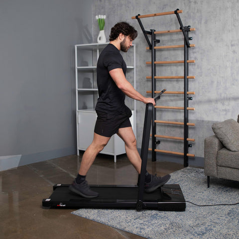 AmStaff Fitness 2-in-1 Walking Pad - Under Desk Foldable Treadmill