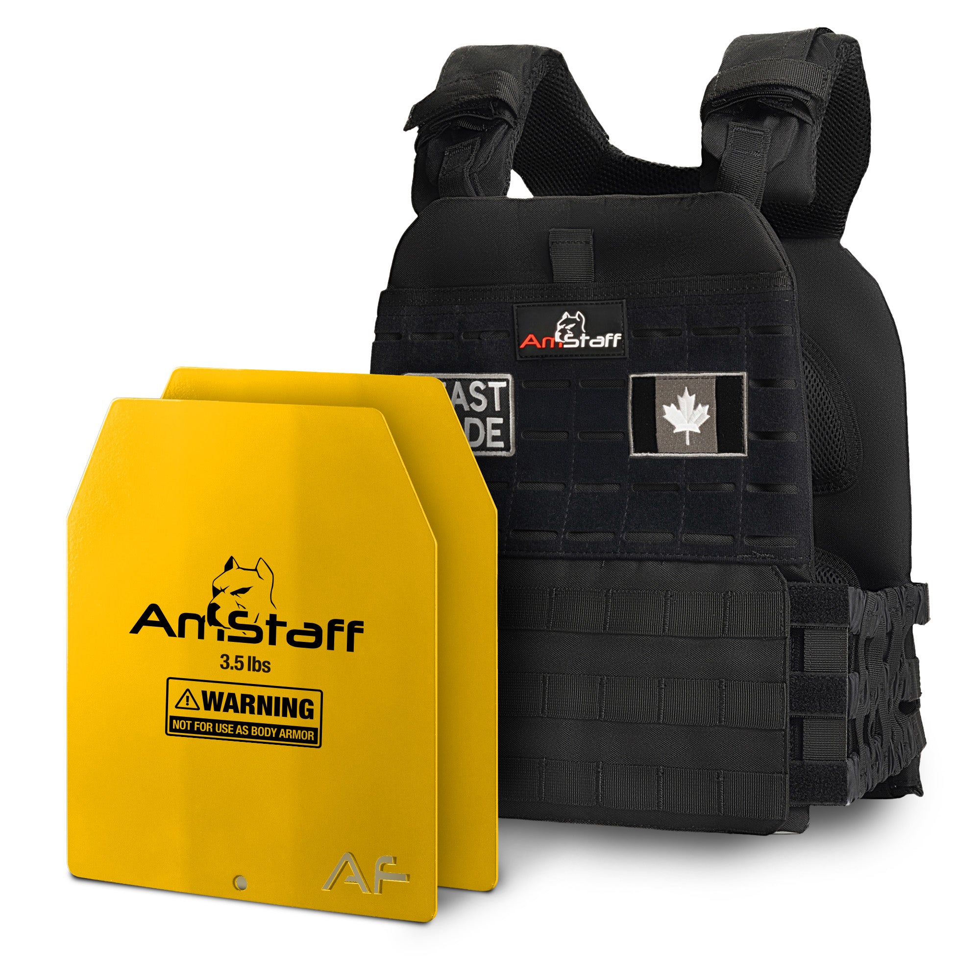 AmStaff Fitness Tactical Weighted Vest - Open Box