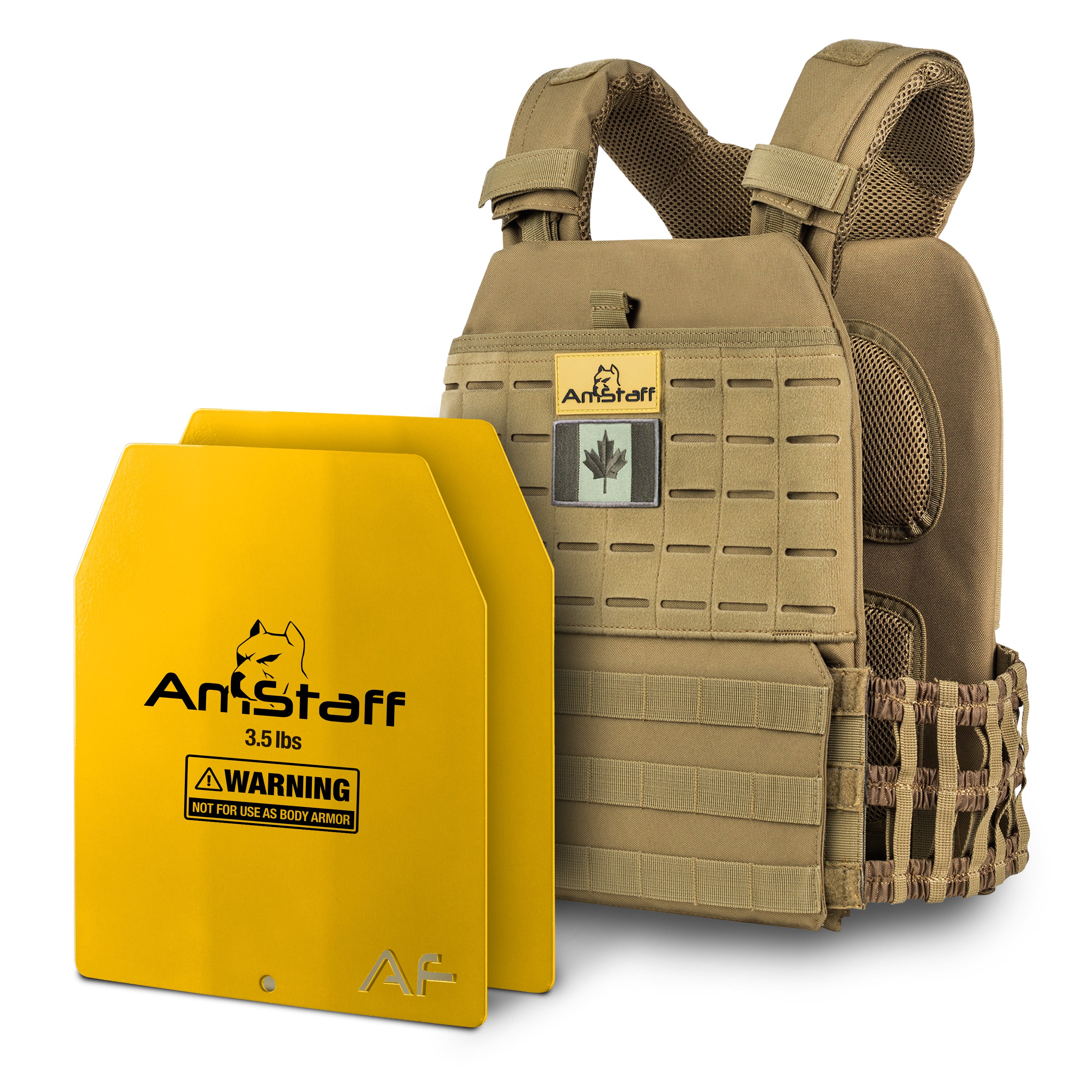 AmStaff Fitness Tactical Weighted Vest - Open Box