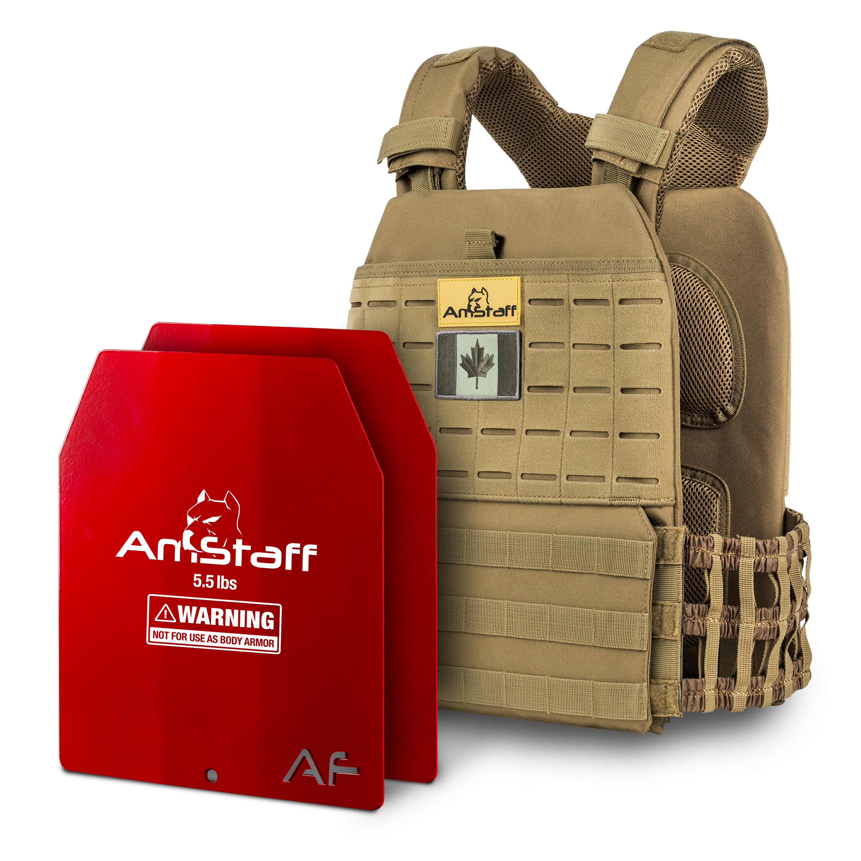 Gilet lesté tactique AmStaff Fitness