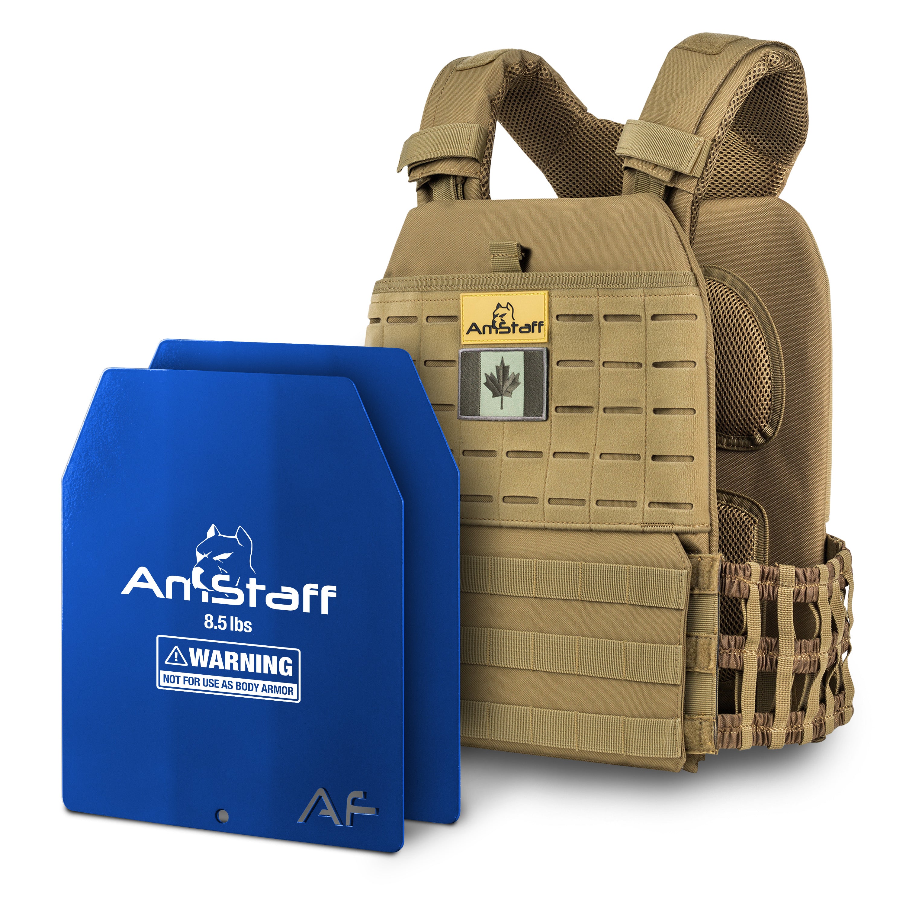 AmStaff Fitness Tactical Weighted Vest - Open Box