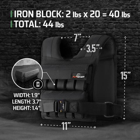 AmStaff Adjustable Weighted Vest