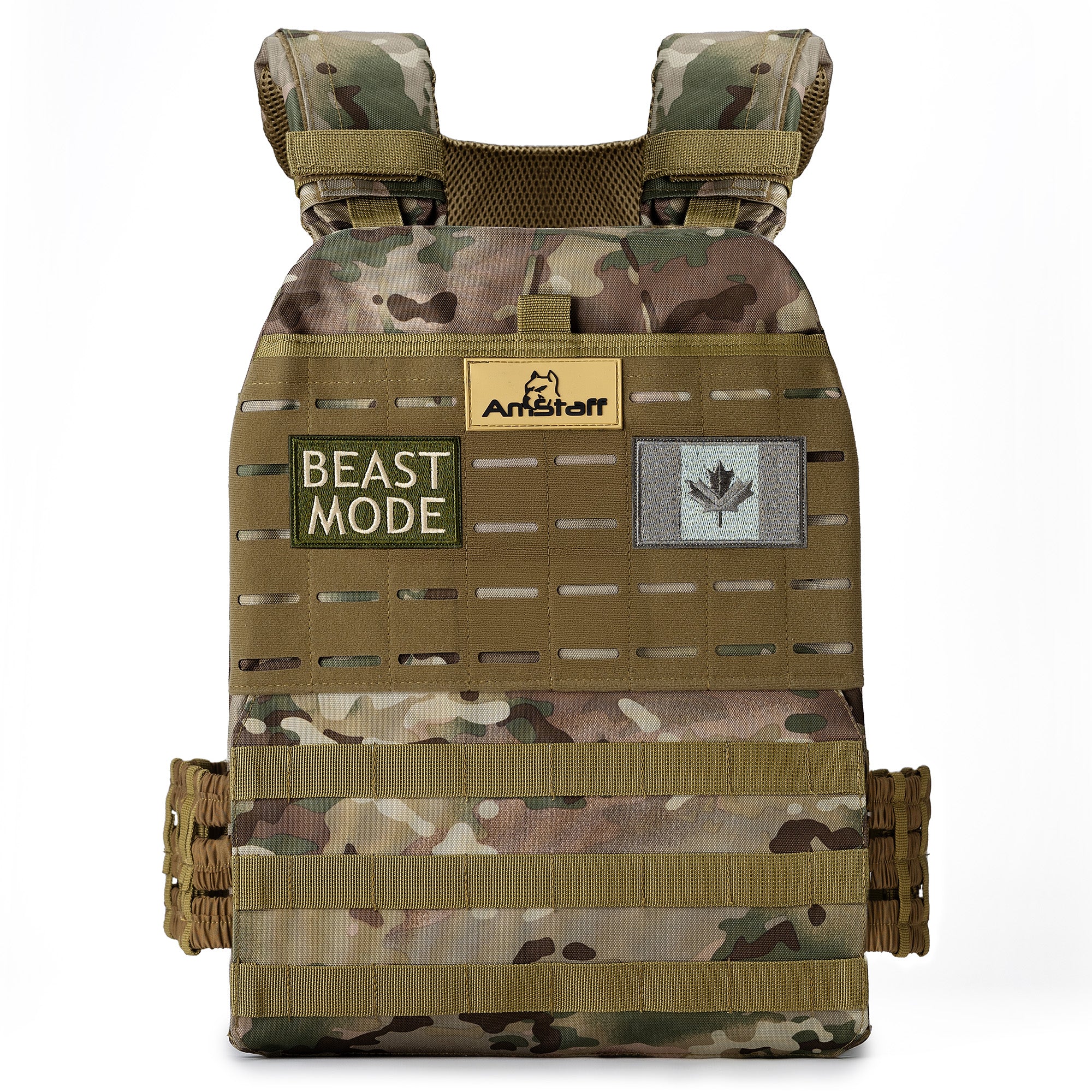 AmStaff Fitness Tactical Weighted Vest - Open Box