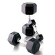 Haltère hexagonale recouverte de caoutchouc de 2,5 lb