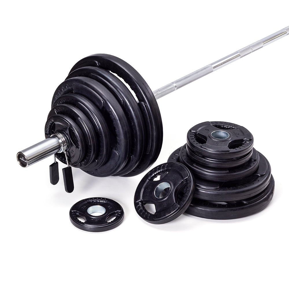300 lb olympic weight set 2025 rubber