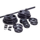 300lbs Virgin Rubber Grip Olympic Weight Set w/ 1500lbs Pro Bar