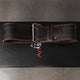 AmStaff Fitness Ceinture d'haltérophilie en cuir