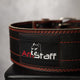 AmStaff Fitness Ceinture d'haltérophilie en cuir
