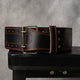 AmStaff Fitness Ceinture d'haltérophilie en cuir