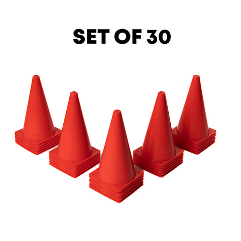 30 cônes marqueurs - 9 po